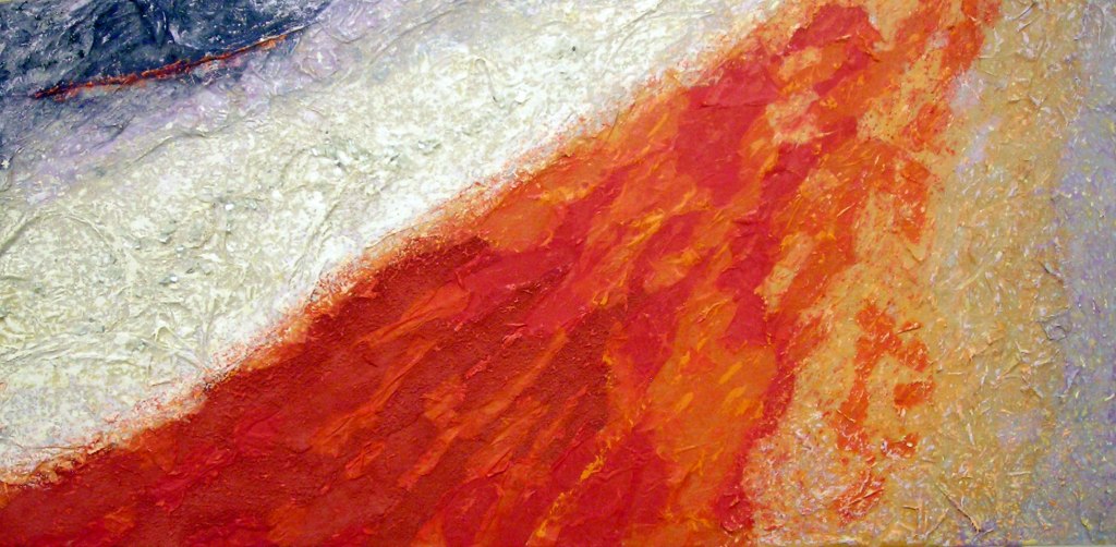 Fiume (tecnica mista, 100x50)