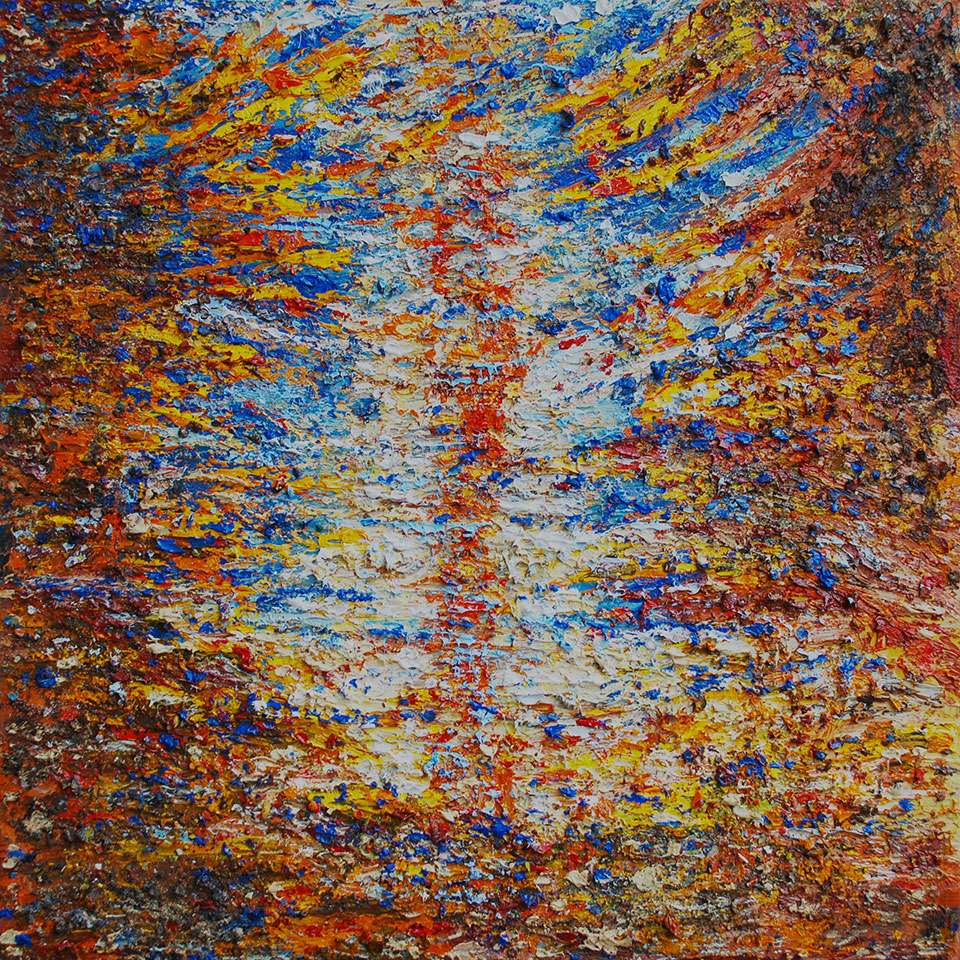 Minareto (tecnica mista, 40x40)