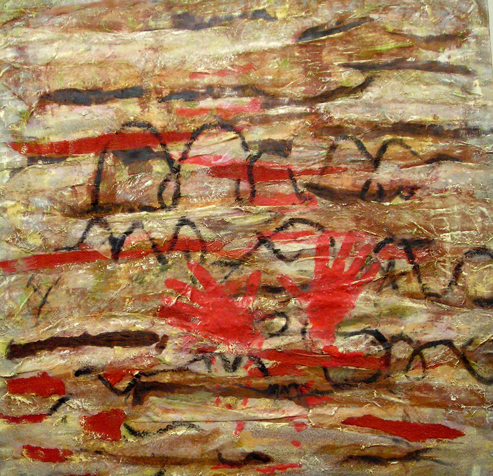 Muro (tecnica mista 100x100)