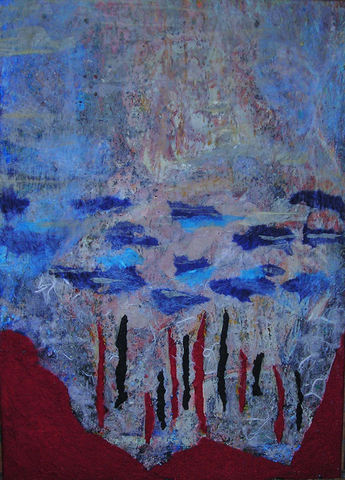 Pelagico (tecnica mista, 50x70)