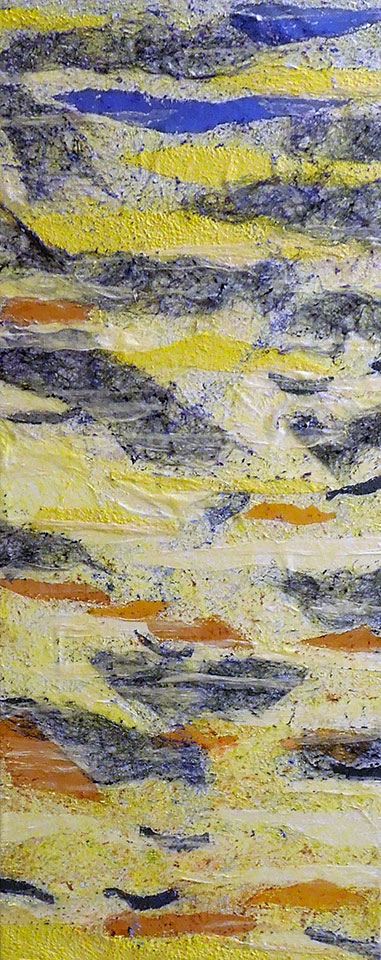 Raggi di sole (tecnica mista, 120x50)