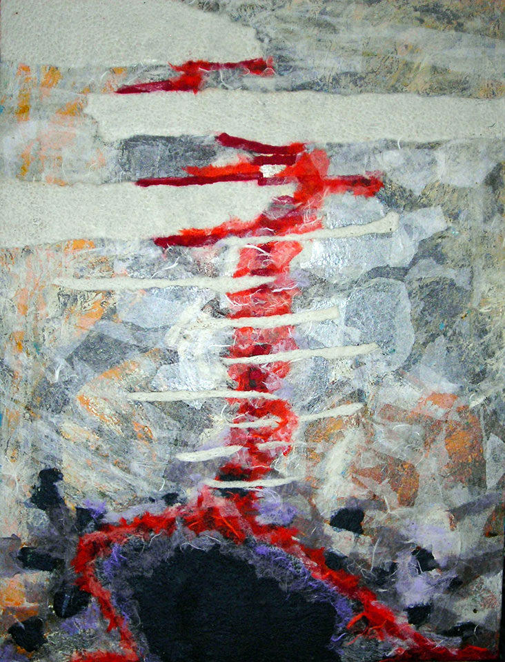 Segno rosso (tecnica mista, 60x80)