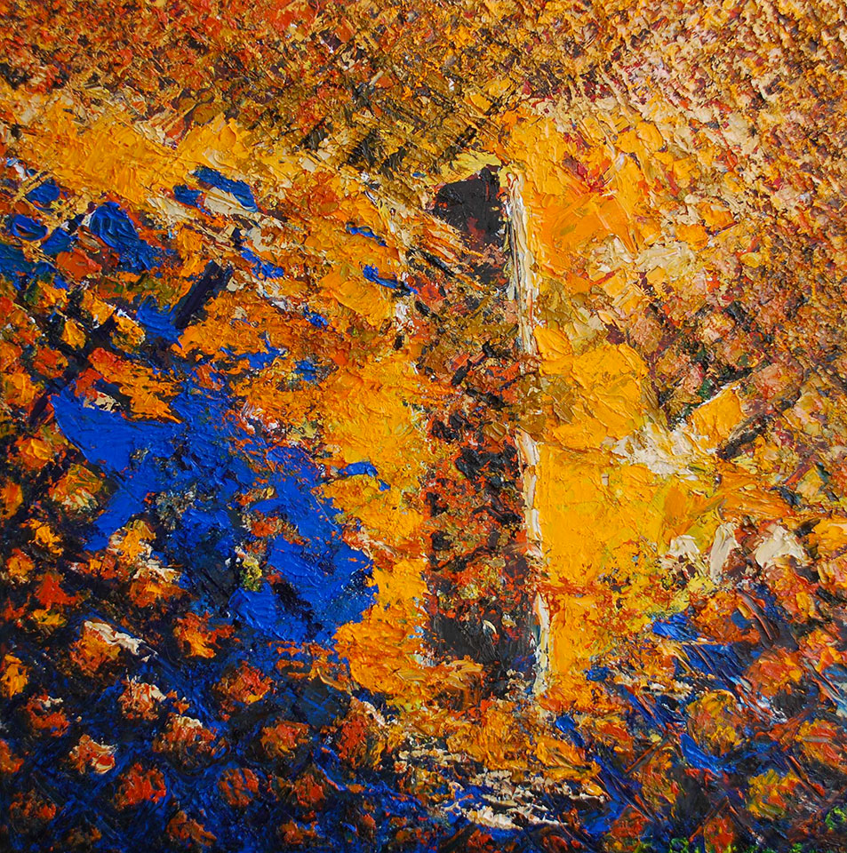Selciato (olio su tela, 60x60)