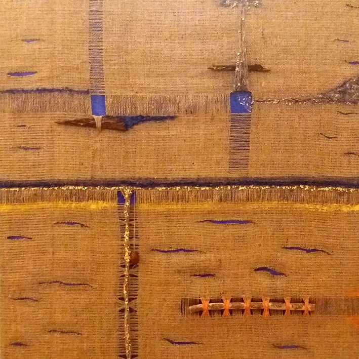 Acqua nel deserto (tecnica mista - 100x70 - 2019)