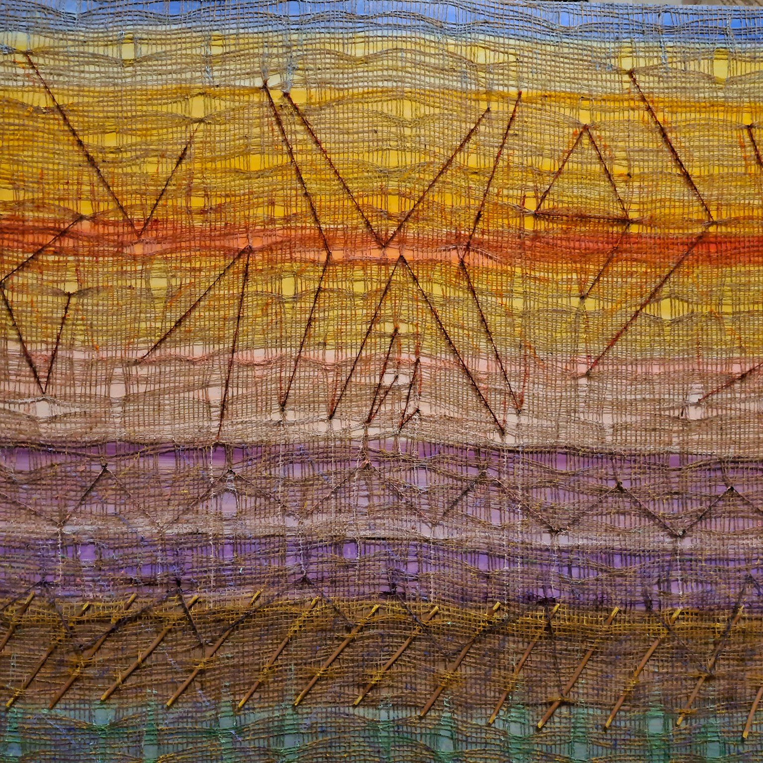 Tratti e colori (tecnica mista - 100x80 - 2022)