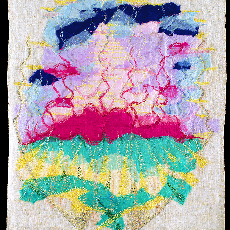 Senza titolo 04 (tecnica mista su tela di lino - 70x96 - 2025)